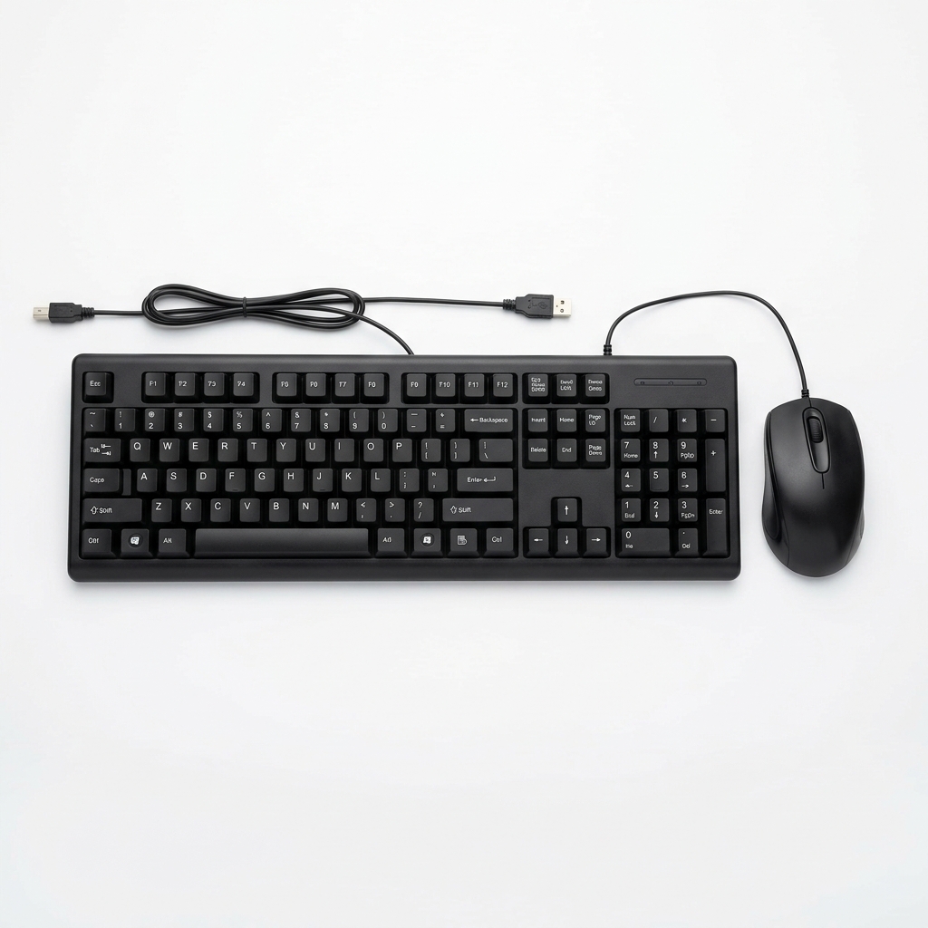 Wired Keyboard & Mouse Combo