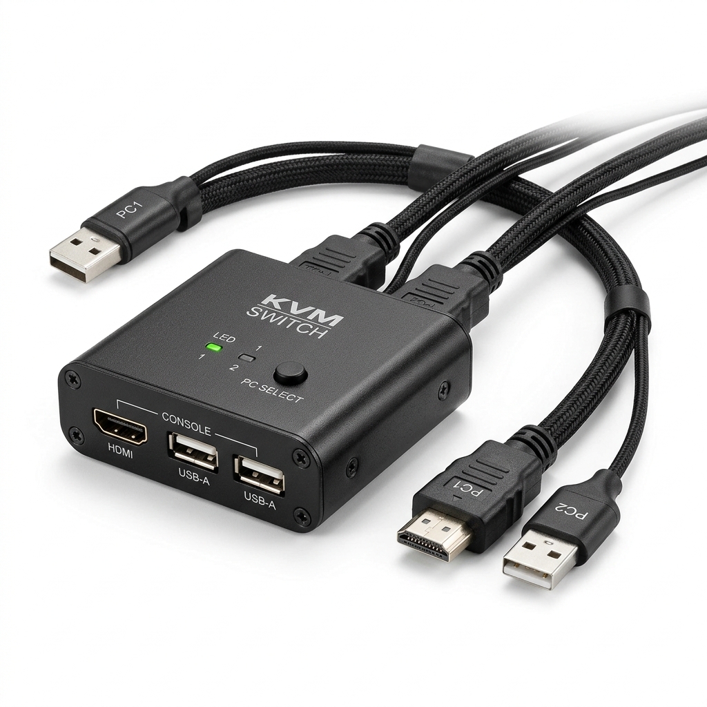 ATEN 2-Port USB HDMI KVM Switch
