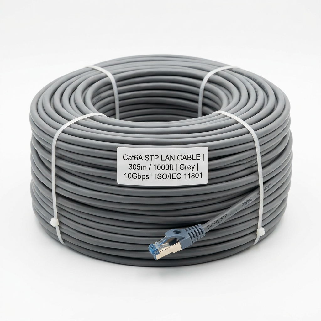 Cat6A STP Shielded Cable (305m Roll)